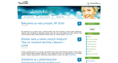 Desktop Screenshot of blog.sosovka.sk